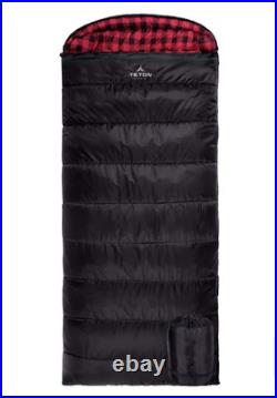 TETON Sports Celsius XXL 0? F Cold-Weather Sleeping Bag Red And Black Left Zip