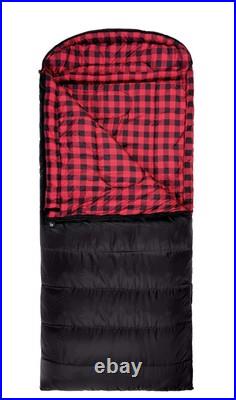 TETON Sports Celsius XXL 0? F Cold-Weather Sleeping Bag Red And Black Left Zip