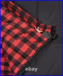 TETON Sports Celsius XXL 0? F Cold-Weather Sleeping Bag Red And Black Left Zip