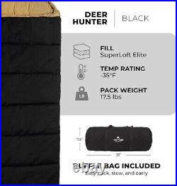 TETON Sports Deer Hunter -35F and 0F Degree Sleeping Bag. Warm and