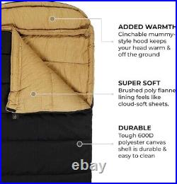 TETON Sports Deer Hunter -35F and 0F Degree Sleeping Bag. Warm and