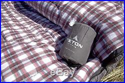 TETON Sports Fahrenheit Mammoth 0F Queen Size Sleeping Bag, Grey
