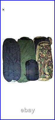 TWO US Military 4 Piece Modular Sleeping Bag Sleep Systems