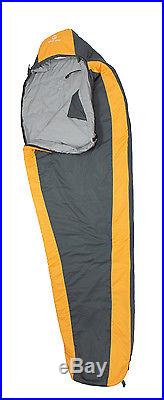 Tahoe Gear Ultra Light 1000 Camping Mummy 32 Degree Sleeping Bag Black/Orange