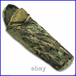 Tennier US Army Military Woodland Camouflage Camo GTX Goretex Sleeping Bag BI