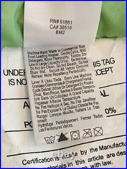 The North Face 0F / -18CS Women's Snowshoe Sleeping Bag Lime Green LONG TNF EUC
