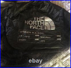 The North Face 0 Degree 700 Fill Down Green Kazoo Mummy Sleeping Bag SHORT