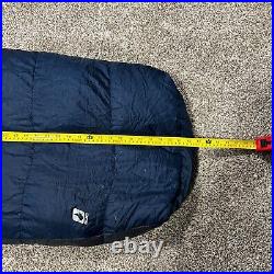 The North Face Aleutian 3S Down 3 Season Sleeping Bag 20F -7C Long Blue Gray