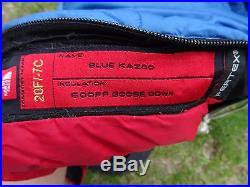 The North Face, Blue Kazoo, 20? Down Sleeping Bag, Long