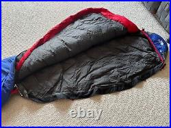 The North Face Blue Kazoo 600 FP Goose Down Sleeping Bag 20F / -7C USED with Pouch
