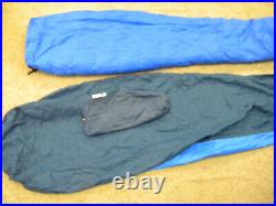 The North Face Blue Kazoo Down Mummy Bag with original Cover bag & Carry Bag