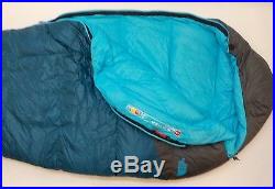 The North Face Blue Kazoo Sleeping Bag 15 Degree Down Women's Long/Right Zip