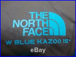 The North Face Blue Kazoo Sleeping Bag 15 Degree Down Women's Long/Right Zip