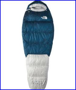 The North Face Blue Kazoo Sleeping Bag, Banff Blue/Tin Grey, Regular, Right