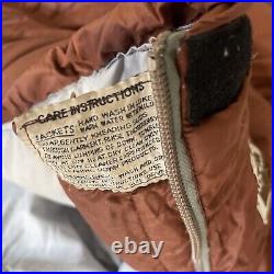 The North Face Brown Label Vintage Red Mummy Sleeping Bag Right side Zipper