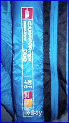 The North Face Campforter Double Sleeping Bag/Comforter, Blue, Reg 20°, 650 Down