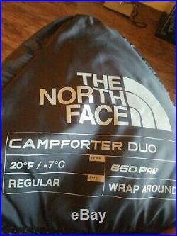 The North Face Campforter Duo Double Down 20F/ -7C Sleeping Bag New $399 650 Pro