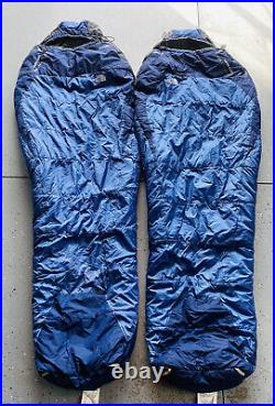 The North Face Cat's Meow Sleeping Bag 84x34 LOT OF 2 Left/right