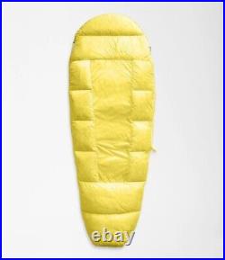 The North Face Chrysalis 20F/-7C 900-Down Lightweight Sleeping Bag LONG Yellow