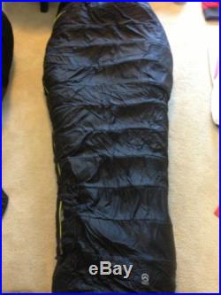 The North Face Dark Star Sleeping Bag -18F Regular Right (New) Mummy Black