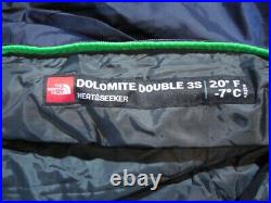 The North Face Dolomite Double 3s 2 Person Sleeping Bag Blue
