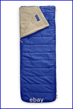 The North Face Eco Trail Bed 20F Sleeping Bag Blue/Twill Beige Long-Left Hand
