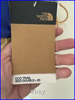 The North Face Eco Trail Double 2 Person 20F / -7C Sleeping Bag Regular Blue New