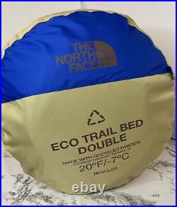The North Face Eco Trail Double 2 Person 20F / -7C Sleeping Bag Regular LH Blue
