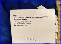 The North Face Eco Trail Double 2 Person 20F / -7C Sleeping Bag Regular LH Blue