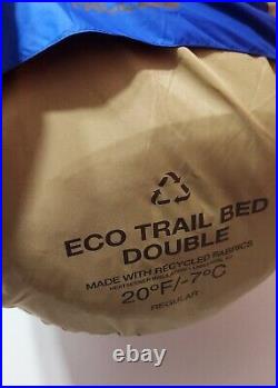 The North Face Eco Trail Double 2 Person 20 Deg Sleeping Bag Brand New WTags