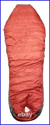 The North Face Goose Down Inferno -40F Sleeping Bag Grey / Red USED