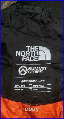 The North Face Inferno -20F / -29C Regular 800 Pro Down Sleeping Bag Fiery Red