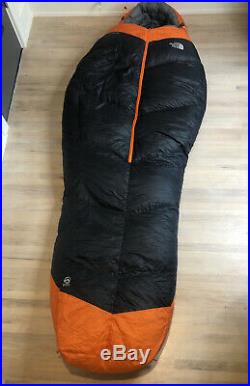 The North Face Inferno -20 Summit Series Sleeping Bag (LONG, Center Zip) ORANGE