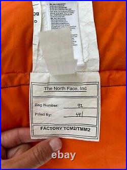 The North Face Inferno 800 Pro Down -20F Sleeping Bag ORANGE/BLACK/GRAY REGULAR