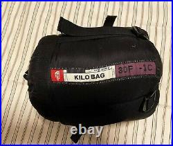 The North Face Kilo Bag 600 fill down sleeping bag 30F temp rating