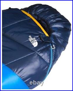 The North Face One Bag 800-Down Multi 5F/-15C Sleeping Bag Long Sonic Blue $350
