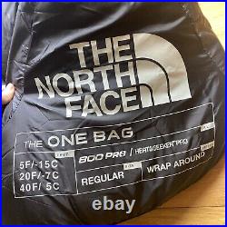 The North Face One Bag 800 Pro Camping Sleeping Bag Hyper Blue/Radiant Yellow
