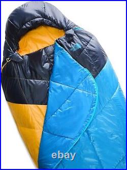 The North Face One Bag Camping Sleeping Bag, Hyper Blue/Radiant Yellow, REGULAR