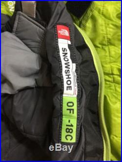 The North Face Snowshoe 0 Degree Sleeping Bag Kiwi Green G7