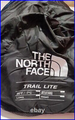 The North Face Trail Lite 20/-7 600-Down Lightweight Sleeping Bag LONG New