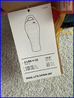 The North Face Trail Lite 20/-7 600-Down Lightweight Sleeping Bag Long / Right