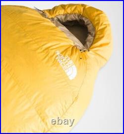 The North Face Trail Lite Down 35 Sleeping Bag Long RH Yellow Khaki