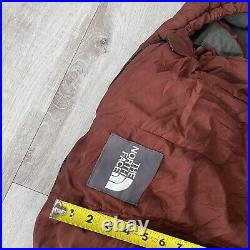 The North Face Vintage Maroon Sleeping Bag Mummy LL Bean Cover Sack 81x29