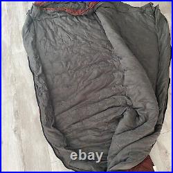 The North Face Vintage Maroon Sleeping Bag Mummy LL Bean Cover Sack 81x29