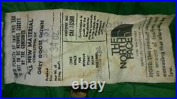 The North Face Vintage Sleeping Bag Goose Down Green 92×31 34oz Berkeley USA