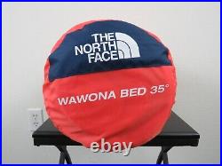 The North Face Wawona Bed 35 Camping Sleeping Bag 35F/2C LONG Retro Orange