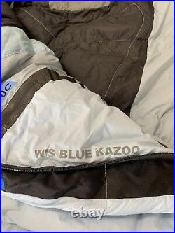 The North Face Women's Blue Kazoo 600 Goose Down Sleeping Bag 15F/ -10C Blue