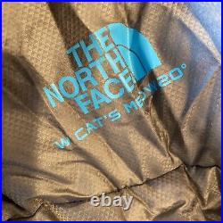 The North Face Womens Cats Meow 20F Sleeping Bag LONG, Right Zipper-NWT