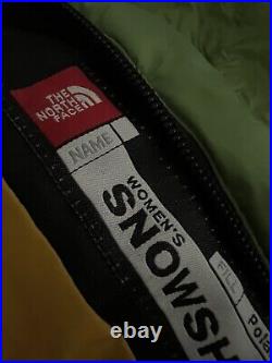 The north face snowshoe -18c polarguard women's sleeping bag long right green