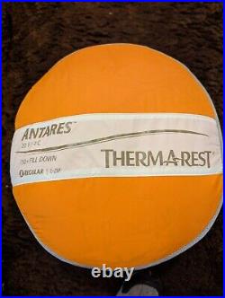 Therm-A-Rest Antares 20 Degree Sleeping Bag Regular NEW. Light weight